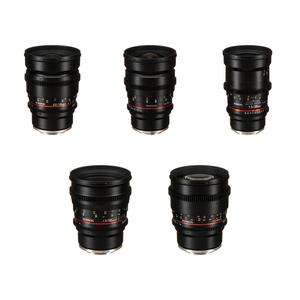 Комплект объективов Rokinon Cine DS 5 с креплением Sony E-Mount