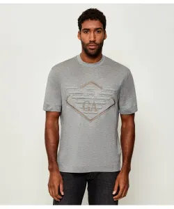 Футболка Regular fit Emporio Armani, серый