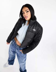 Черная пуховик The North Face TNF 2000