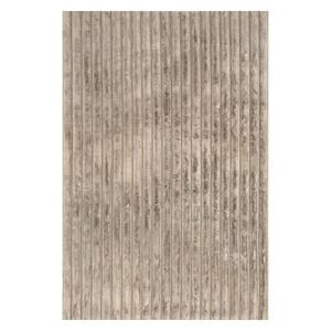 Ковер Kai Stripe из искусственного меха кролика, пригодный для машинной стирки Nuloom, бежевый, 77x244 см