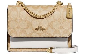 COACH Кожаная мини-сумка через плечо женская