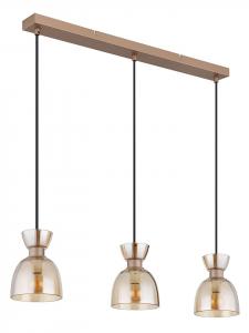 Globo lighting Подвесной светильник "Massey" светло-коричневого цвета - (В)65 x (В)120 x (Г)13 см