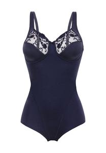 Боди Moments без косточек с цветочной вышивкой Felina, цвет admiral