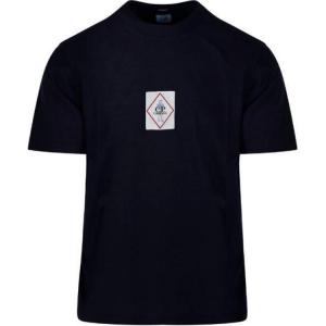 Футболка Cotton с нашивкой логотипа C.P. Company C.P.Company, синий