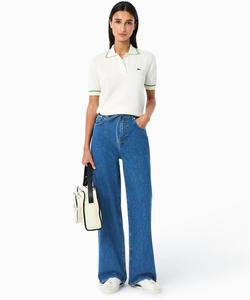 Простые широкие прямые джинсы