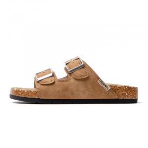 Mule Donkey Тапочки-слайды женские, нескользящие, пустынно-коричневые
