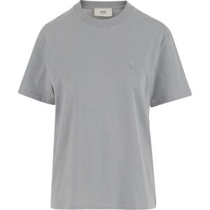 Футболка Ami Paris с тиснением логотипа AMIPARIS, серый