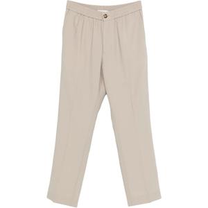 Брюки Ami Paris с эластичным поясом AMIPARIS, светло-бежевый