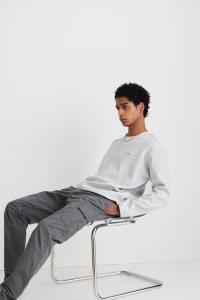 Брюки-Карго облегающего кроя H&M, серый