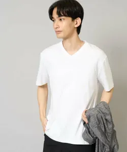 Шелковисто-гладкий топ с V-образным вырезом Avv, цвет White