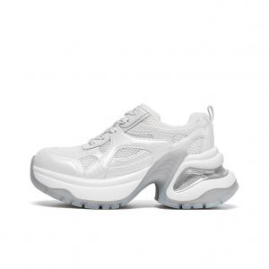 Износостойкие дышащие низкие массивные кроссовки Women's Lee Cooper, белый