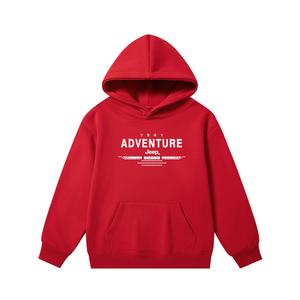 Толстовка с капюшоном Grade School Jeep, new year красный