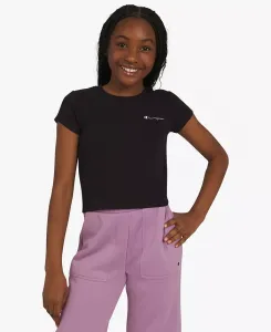 Футболка с коротким рукавом для девочек 7-16 лет Champion, черный