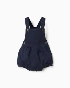 Комбинезон для маленького мальчика из саржи с регулируемыми бретелями Zippy, темно-синий