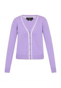 Вязаный кардиган faina, лавандовый