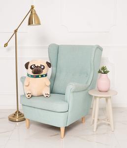 Gustaw Big Dog Pug Max Teddy Bear, бежевый, 40 см Miś Gustaw