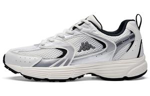 Скользоустойчивые, износостойкие, дышащие, легкие низкие повседневные кроссовки для бега Unisex Korean White Kappa