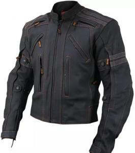 Мужская кожаная мотоциклетная куртка Velocity Moto GP Racing BLACK OUTER FASHION
