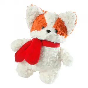 Мягкая и очаровательная милая шарф-толстовка плюшевые куклы высотой 35 см Fluffy bear, оранжевый