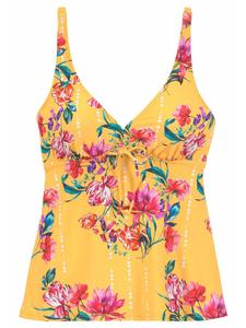 Верх бикини Sunseeker Bügel Tankini Top, цвет gelb-bedruckt