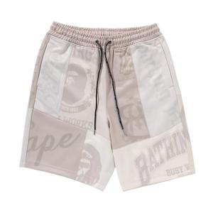 Шорты BAPE Patchwork Basketball Shorts, цвет Ivory