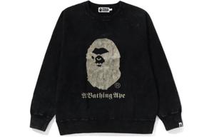 BAPE Overdye Свободный крой с круглым вырезом A Bathing Ape, оранжевый
