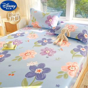 Disney Простыня на резинке 90х200 см, хлопок M Long-Staple, цветочный узор