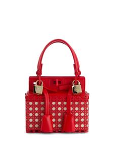 Giambattista Valli кожаная сумка-тоут, красный