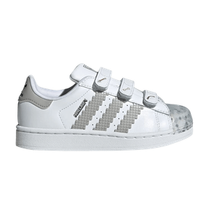 Кроссовки adidas Minecraft x Superstar C 'Skeleton', белый