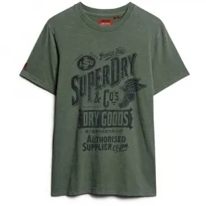 Футболка Superdry Workwear Script Graphic, зеленый