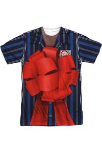 Футболка/футболка с коротким рукавом из полиэстера для взрослых «Рождественские каникулы» Фрэнка Ширли Gildan, белый