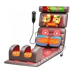 Массажный матрас для шеи, многофункциональный термотерапевтический матрас GL D1 8 QN AUX, Supreme Wear-Resistant And Breathable Pu Leather (Upgraded Double Airbags)