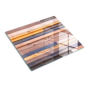 Тарелка 60x52 см для деревянной стены TULUP, коричневый