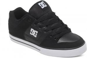 Мужские кеды DC Pure Casual низкие на шнуровке для скейтборда Dc Shoes, белый/черный