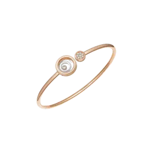 Браслет Chopard Happy spirit из розового и белого золота с бриллиантами