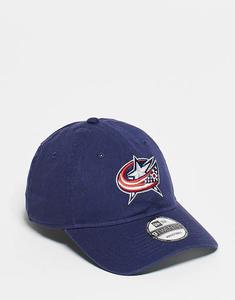 Кепка New Era Columbus Blue Jacket 9twenty темно-синего цвета