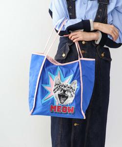 Сумка-тоут Three Four Time/Animal с вышивкой, цвет Blue