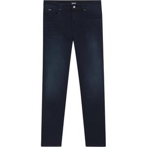 Джинсы с нашивкой Boss Logo HUGO BOSS, темно-синий