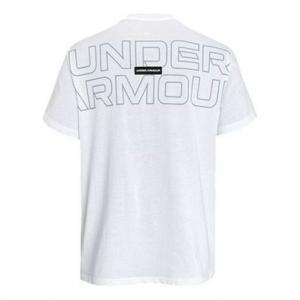 Футболка outline heavyweight short sleeve t-shirt 'white' Under Armour, белый