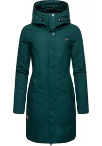 Зимнее пальто Ragwear "Jannisa", стильная женская зимняя парка с капюшоном, зеленый