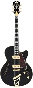 Электрогитара D'Angelico Excel 59 Solid Black w/Case