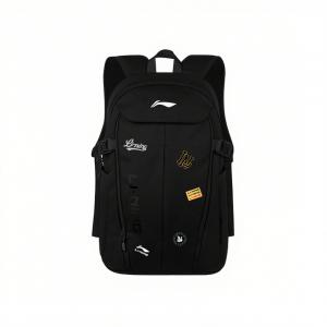 Полиэстеровый рюкзак унисекс стандартный черный LINING, Sкоричневыйdard черный