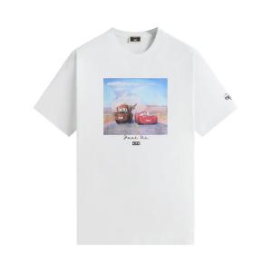 Футболка Kith x Disney For Pixar Cars Just Us Vintage Tee, белый