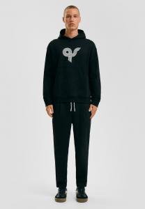 Толстовка с капюшоном STREETS KAPSEL MIT LOGODRUCK QS, черный