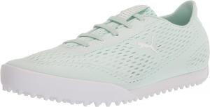 Женские гольф-кроссовки Puma Monolite Fusion Slip-on, 6 Soothing Sea-puma Wh