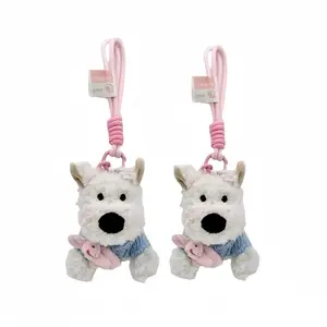 Плюшевый кулон в виде щенка вест хайленд уайт терьера высотой 10 см LALABABY