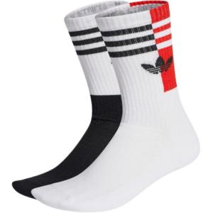Унисекс носки Crew, 2 пары Adidas Originals, черно-белый
