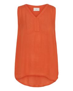 Блуза Kaffe KAAmber, оранжево-красный
