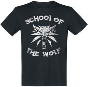 Футболка The Witcher School Of The Wolf, черный