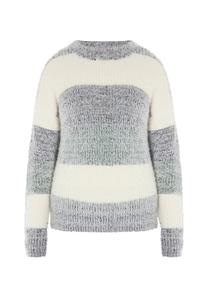 Джемпер myMo ROCKS Jumper, Creme Mehrfarbig/Beige